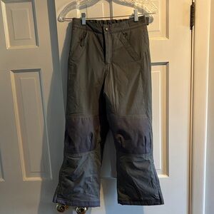 LL Bean Kids Gray Snow Pants 8
